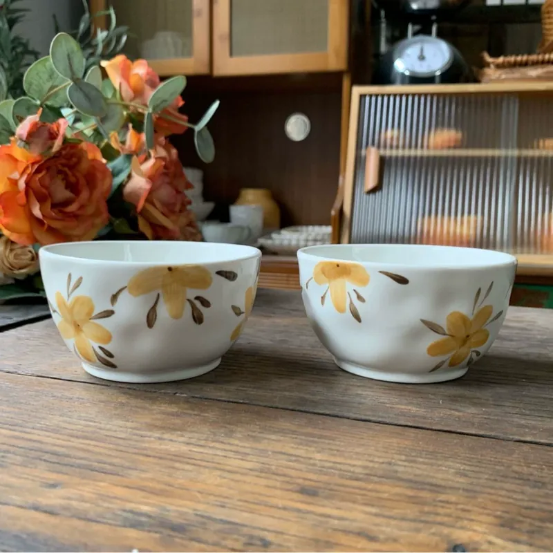 손그림 벨플라워 4.5 inch 볼 tableware view 3