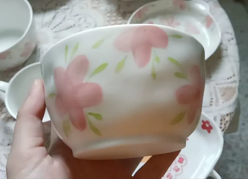 손그림 벨플라워 4.5 inch 볼 tableware view 6