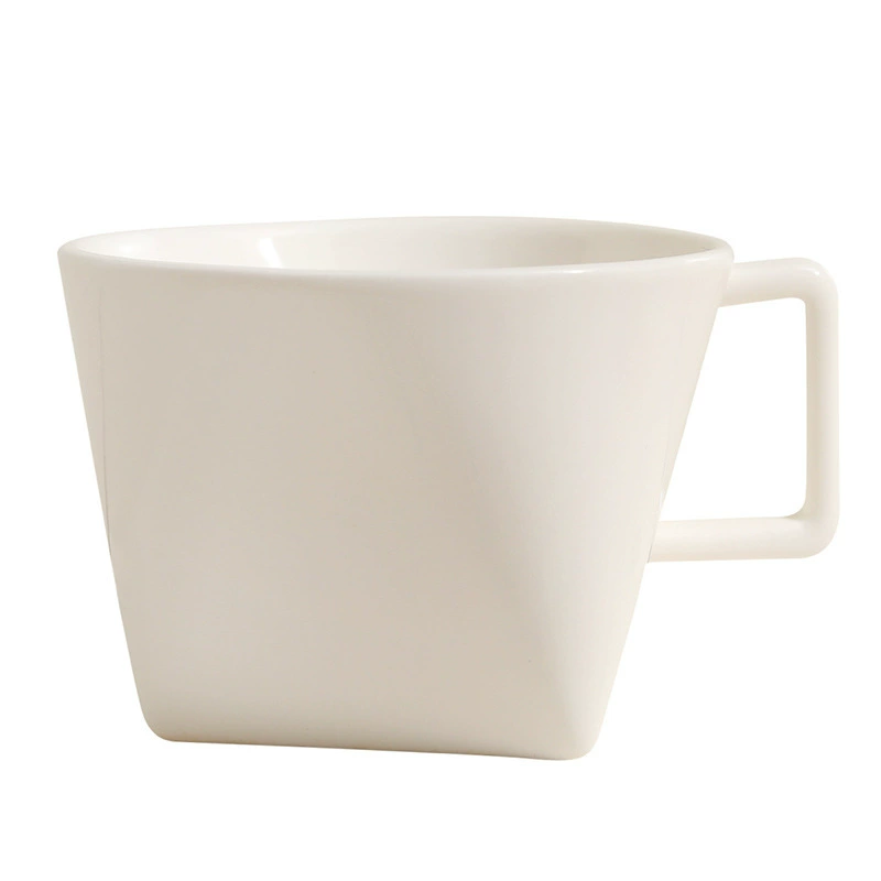 Triangle Ceramic Coffee Mug tableware view 5