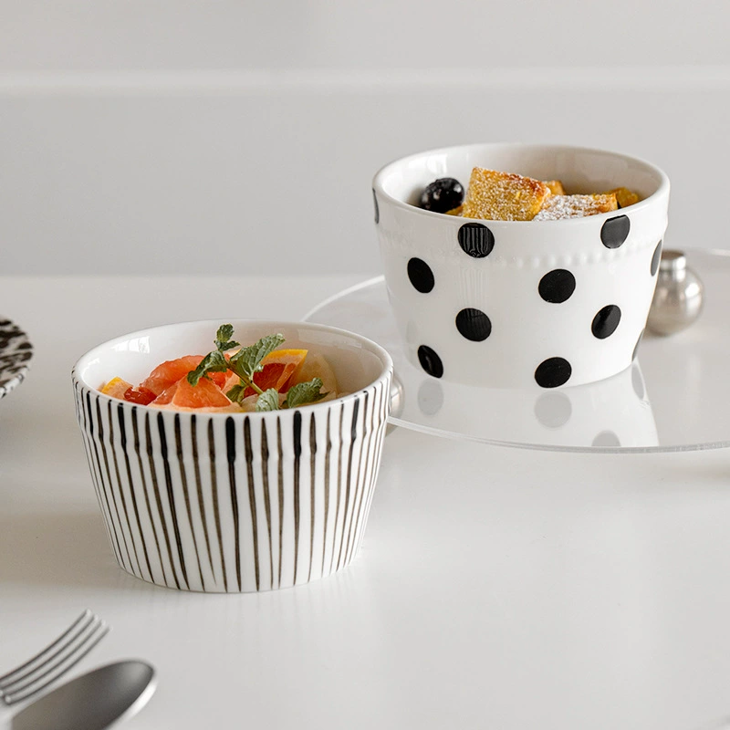 Hepburn Style Ceramic Bowl Set tableware view 3