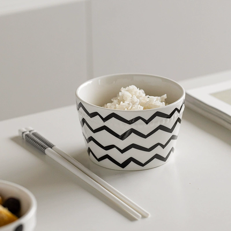 Hepburn Style Ceramic Bowl Set tableware view 4