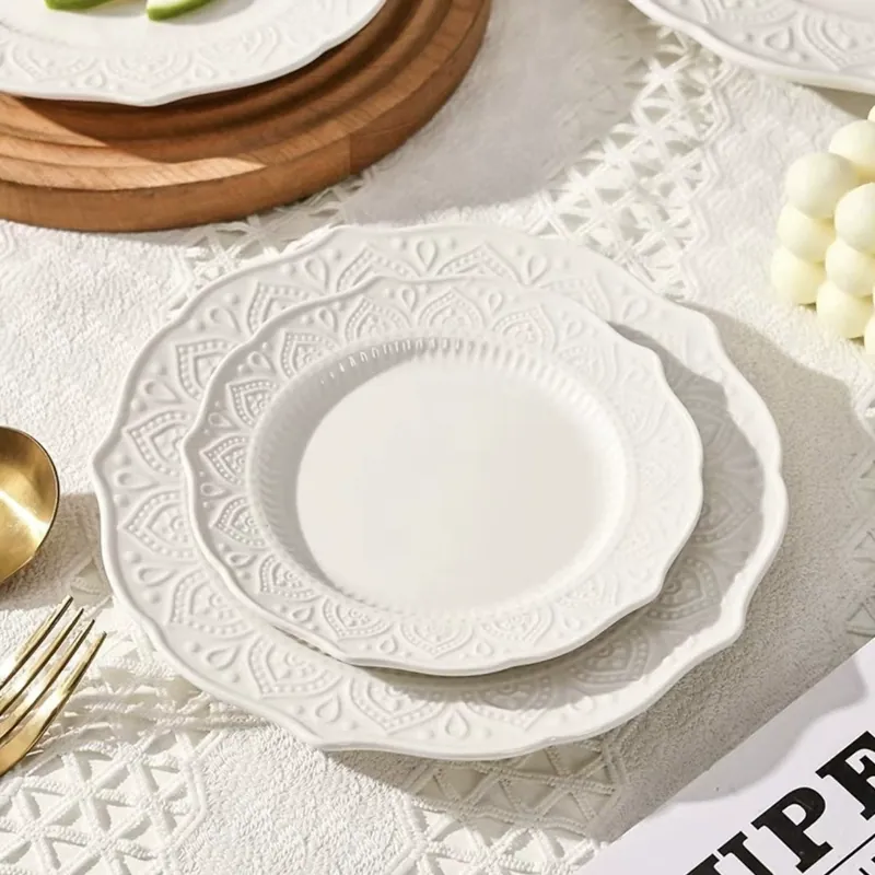 Тарелка римский рельеф 6 8 10 inch tableware view 2