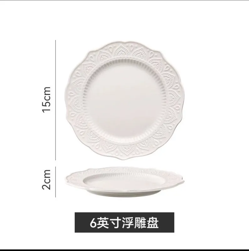 Тарелка римский рельеф 6 8 10 inch tableware view 5