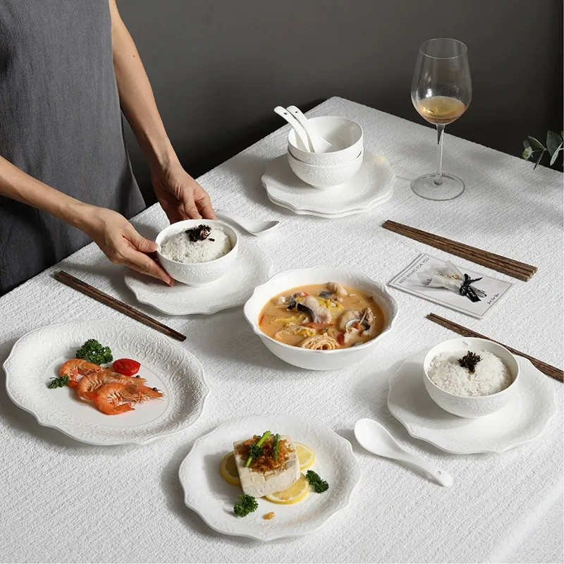 Service de table en porcelaine Alice tableware view 2