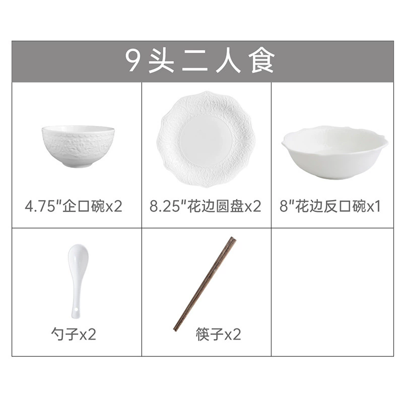 Service de table en porcelaine Alice tableware view 6