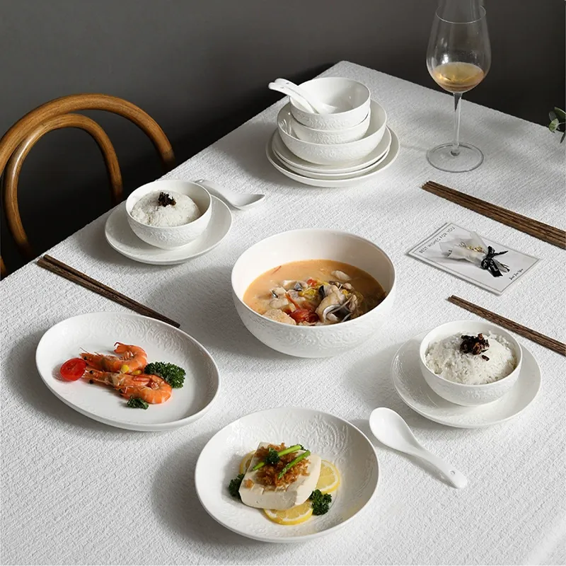 유럽 도자기 식기 세트 tableware view 2