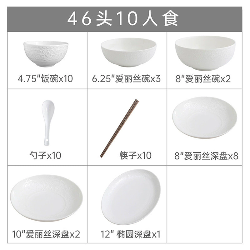 유럽 도자기 식기 세트 tableware view 10
