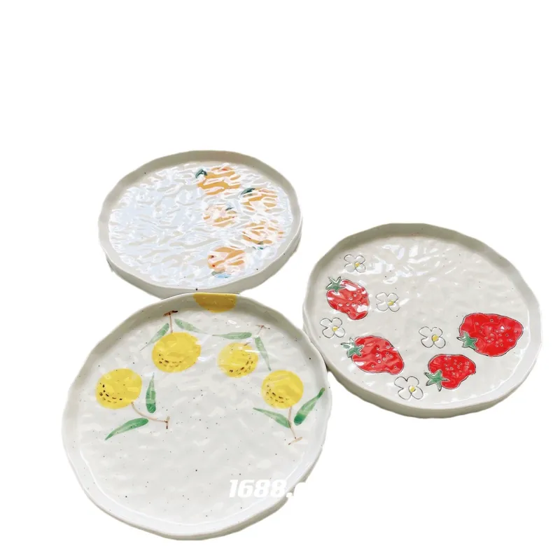 Мультяшная тарелка ручной росписи tableware view 5