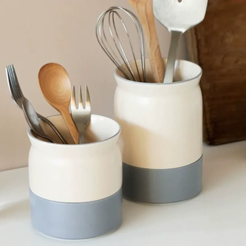 세라믹 수저통 tableware view 3