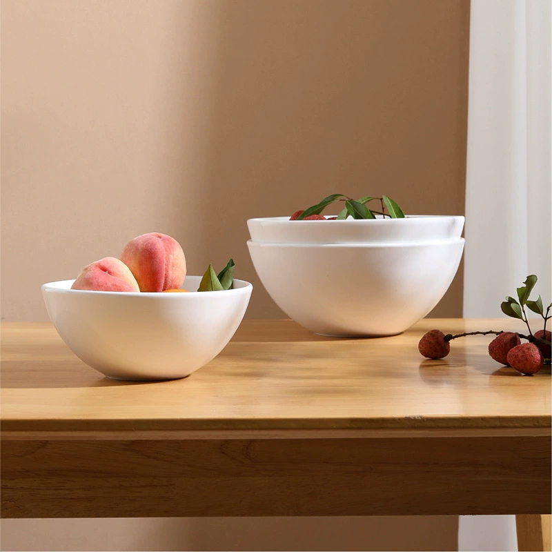White Porcelain Soup Bowl