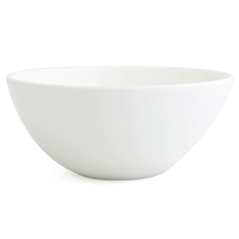 White Porcelain Soup Bowl tableware view 5
