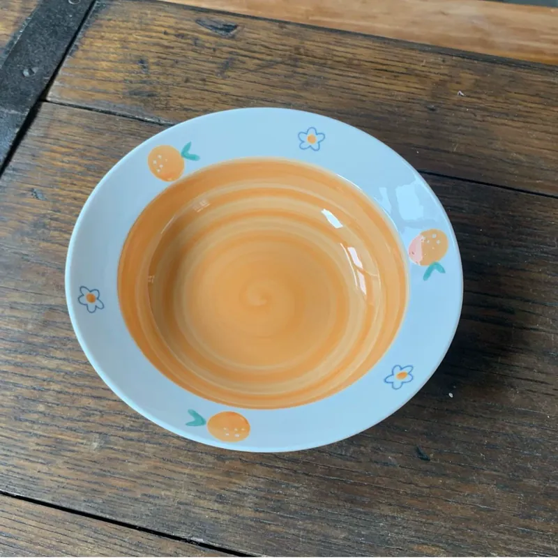 طبق شوربة قبعة القش 7 inch tableware view 4