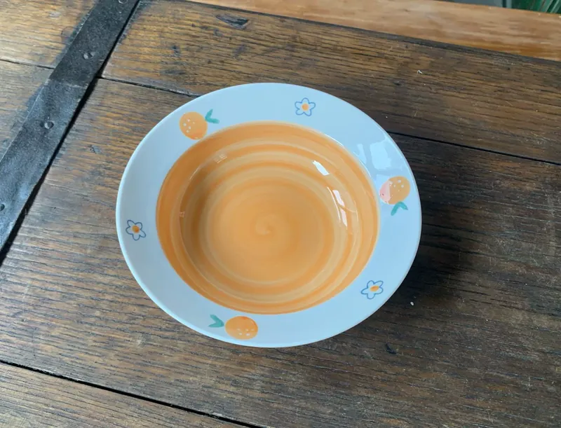طبق شوربة قبعة القش 7 inch tableware view 6