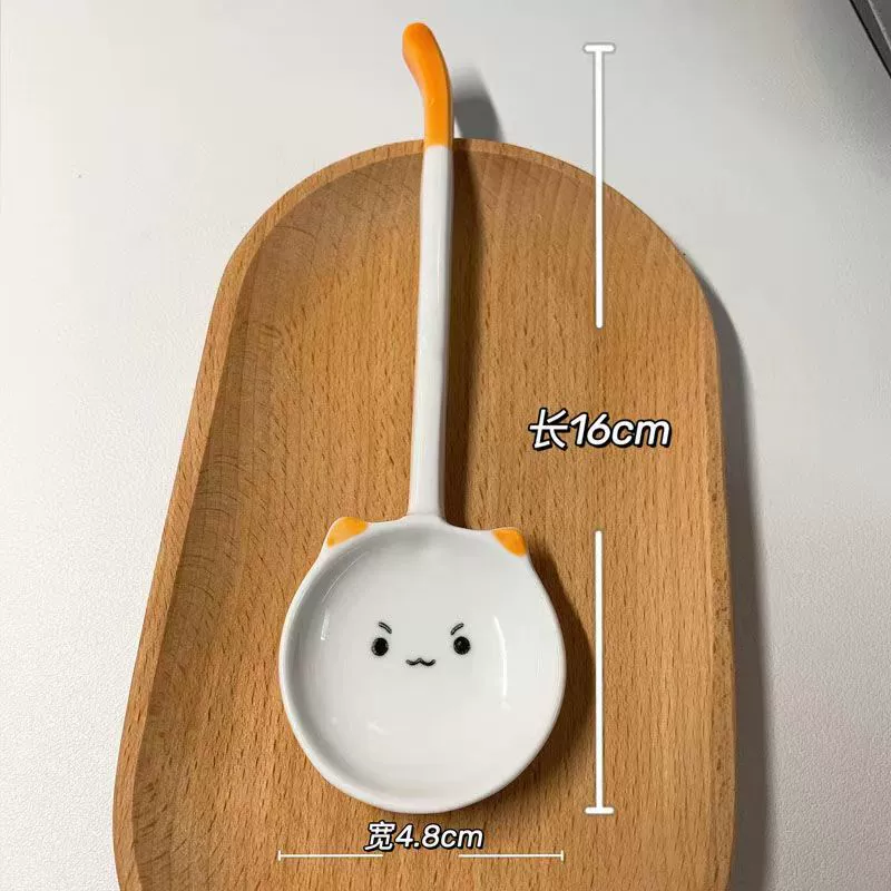ملعقة سيراميك بشكل قطة tableware view 5