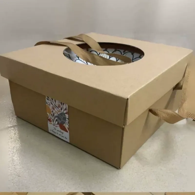 크라프트 상자에 담긴 크리에이티브 도자기 식기 세트 tableware view 11