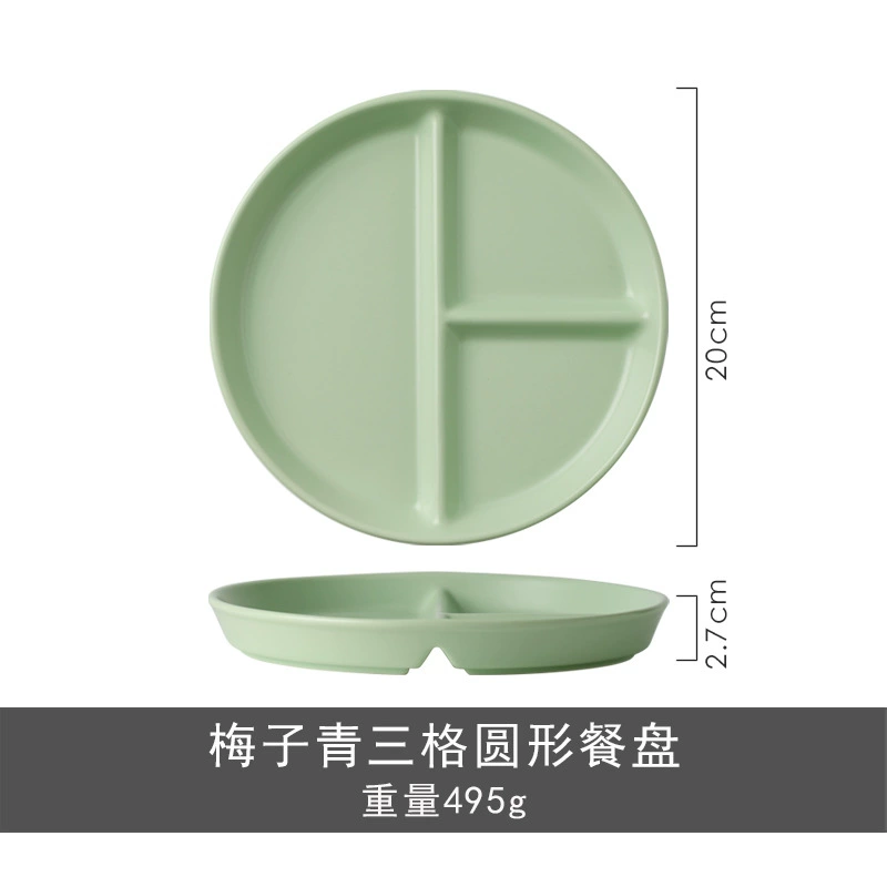 Ceramic Divided Plate tableware view 7