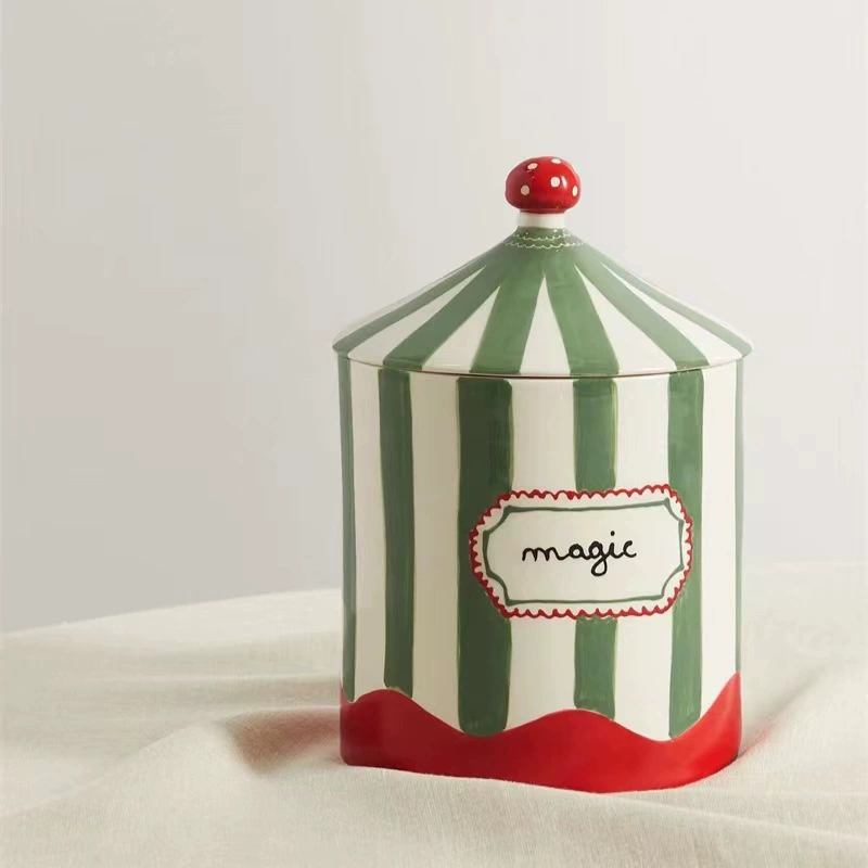 Ceramic Cosmetic Storage Jar