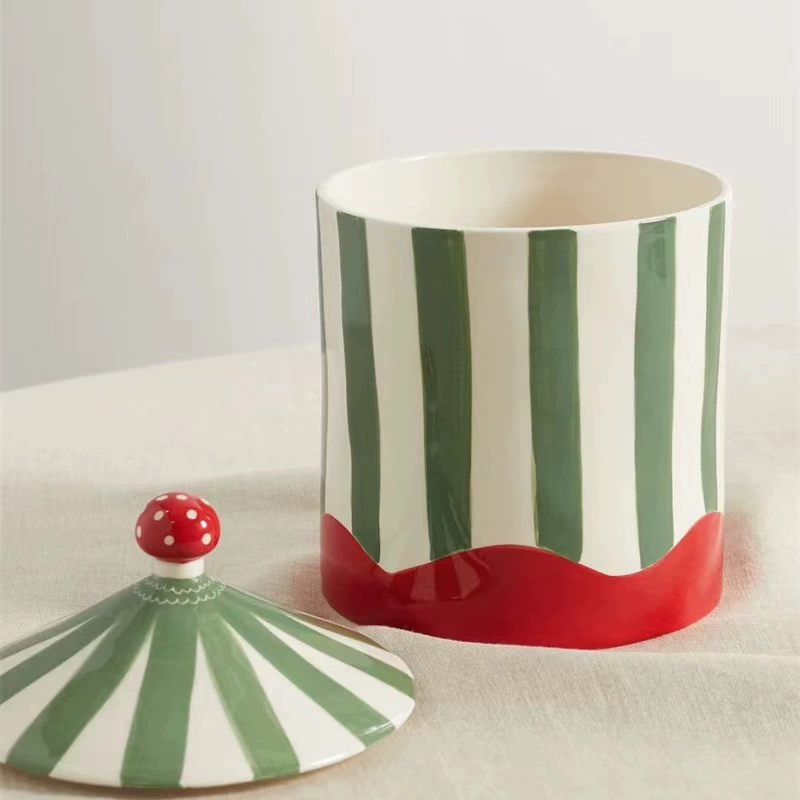 Ceramic Cosmetic Storage Jar tableware view 4