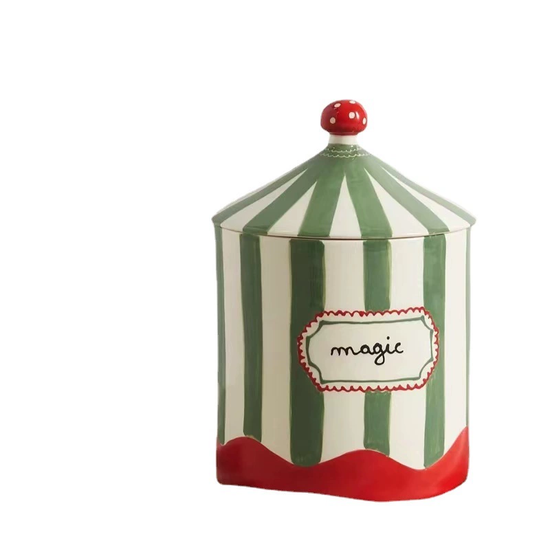 Ceramic Cosmetic Storage Jar tableware view 5