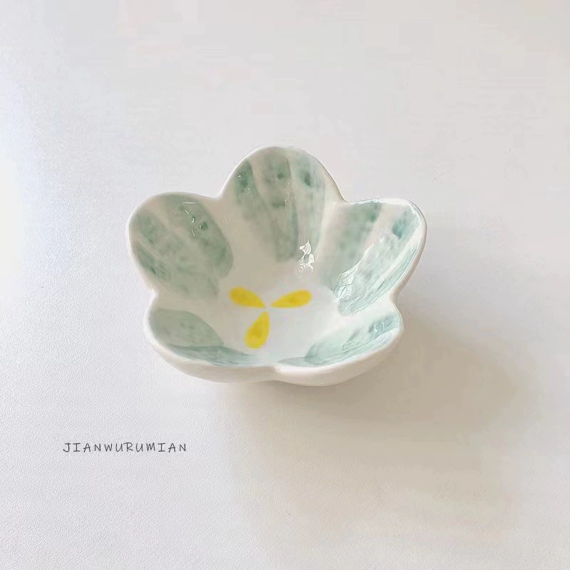 핸드페인팅 딥 접시 tableware view 4