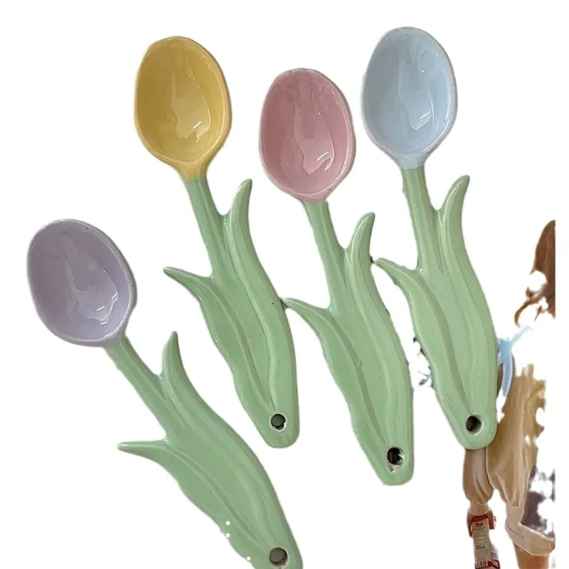 Hand-Painted Stoneware Spoon tableware view 5