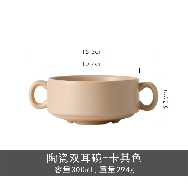 Stoneware Baking Bowl with Handles tableware view 7