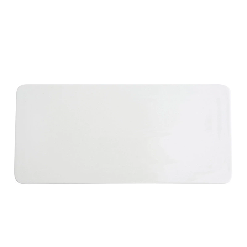 Plato de servir rectangular blanco tableware view 5