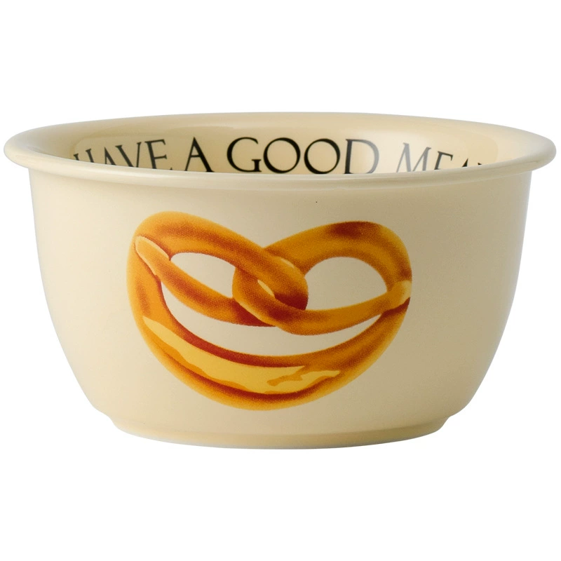 Porcelain Salad Bowl Set with Retro Design tableware view 5
