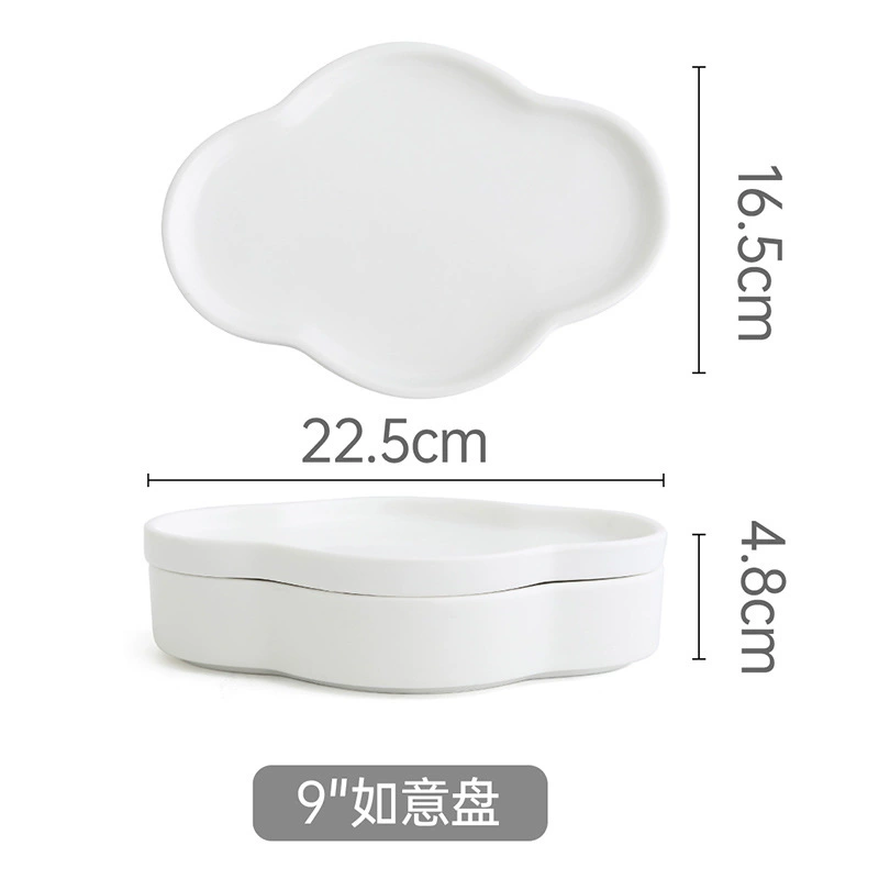 Plateau de service chinois en céramique tableware view 7