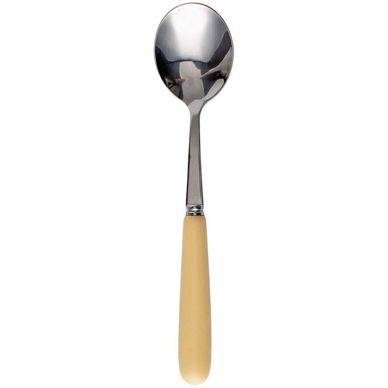 Stainless Steel Fork and Spoon Set with Ceramic Handle tableware view 5