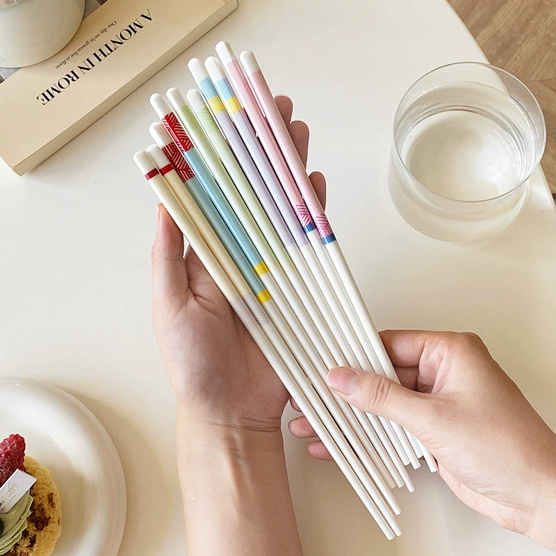 Ensemble de baguettes en céramique design coloré tableware view 3