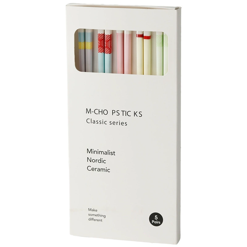 Ensemble de baguettes en céramique design coloré tableware view 5
