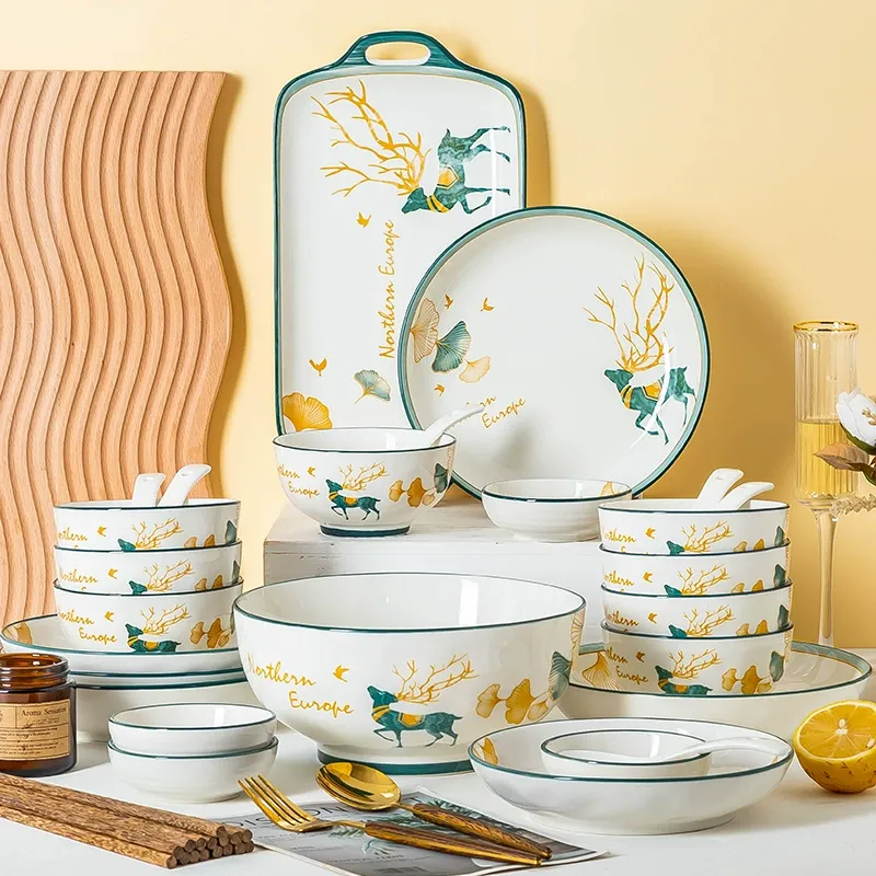 Porcelain Dinnerware Set