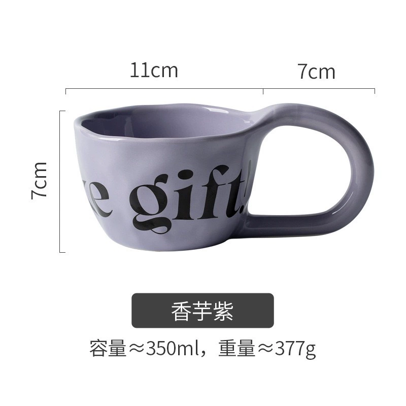 Керамическая кружка с креативным английским дизайном tableware view 7