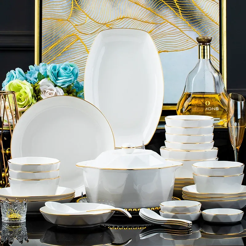 Jingdezhen Bone China Tableware Set