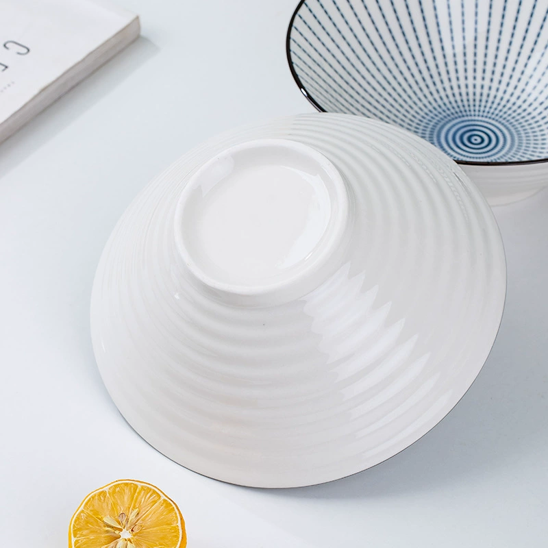 8 Inch Ceramic Noodle Bowl tableware view 4