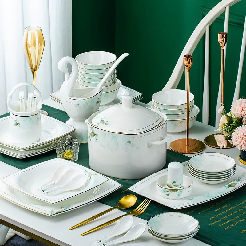 European Bone China Tableware Set
