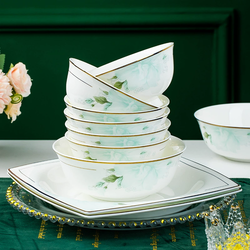 유러피언 본차이나 식기 세트 tableware view 2