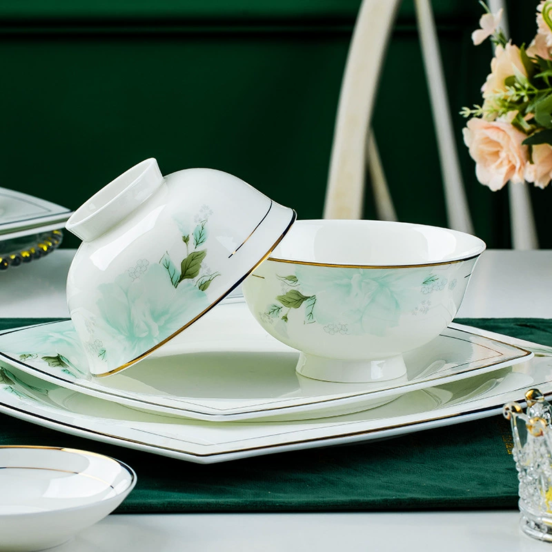 유러피언 본차이나 식기 세트 tableware view 3