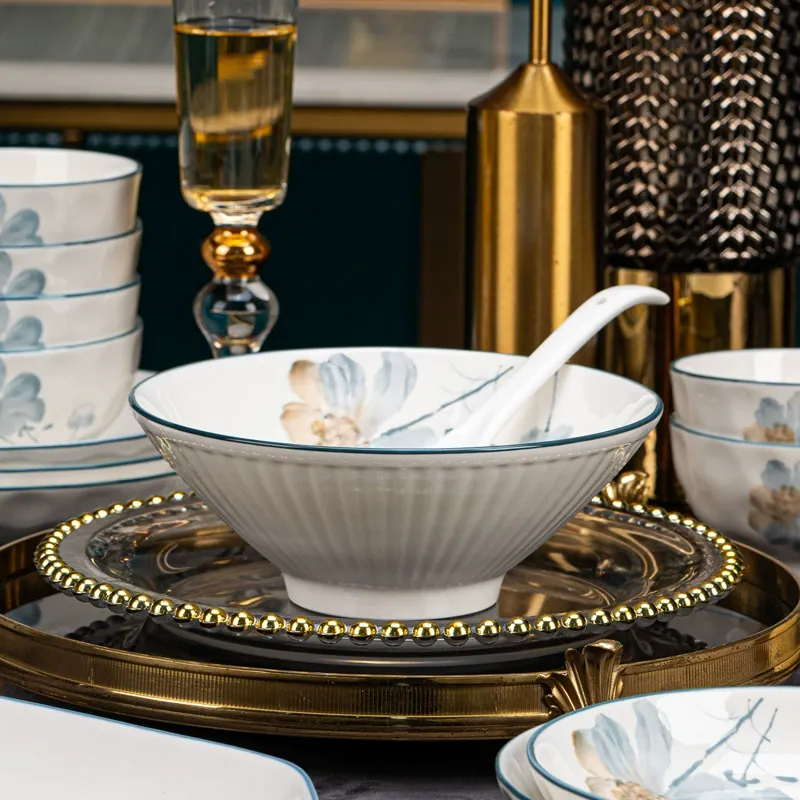 Ceramic Noodle Bowl tableware view 4