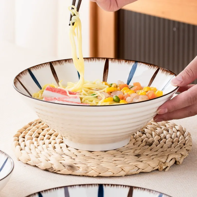 Ceramic Noodle Bowl tableware view 10
