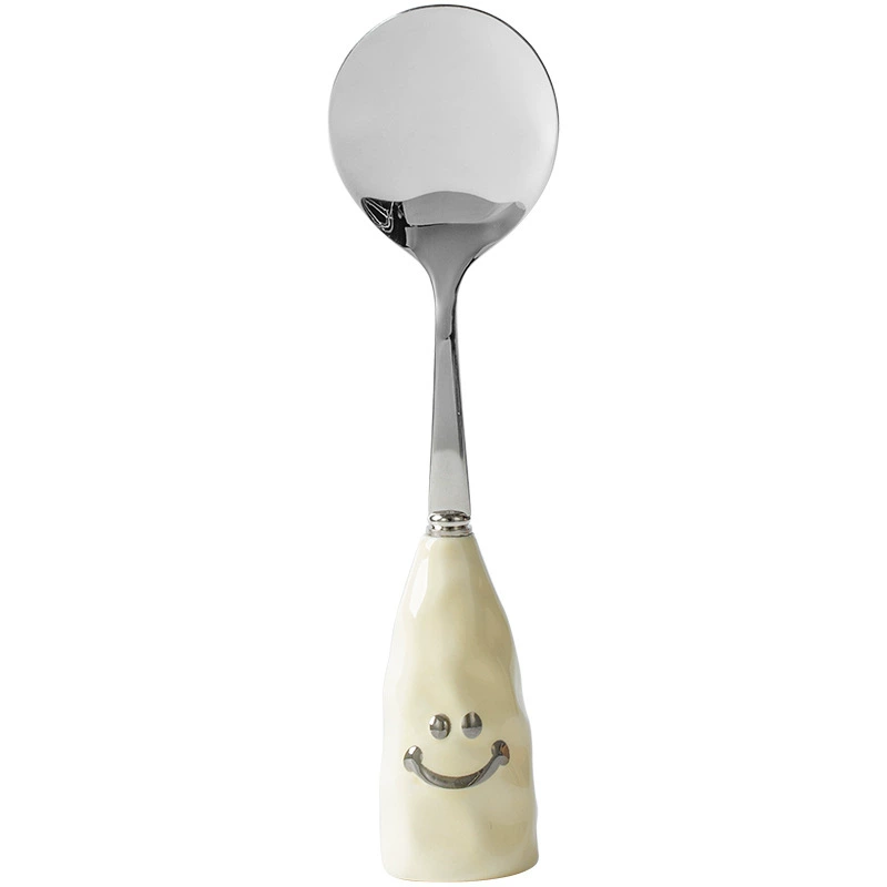 Stainless Steel Cutlery Set with Smiley Design tableware view 5
