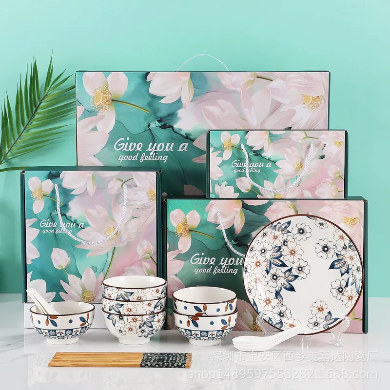 Porcelain Dinnerware Set Gift Box