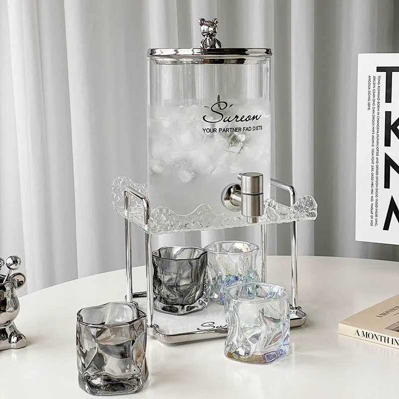 Glass Water Dispenser with Spigot