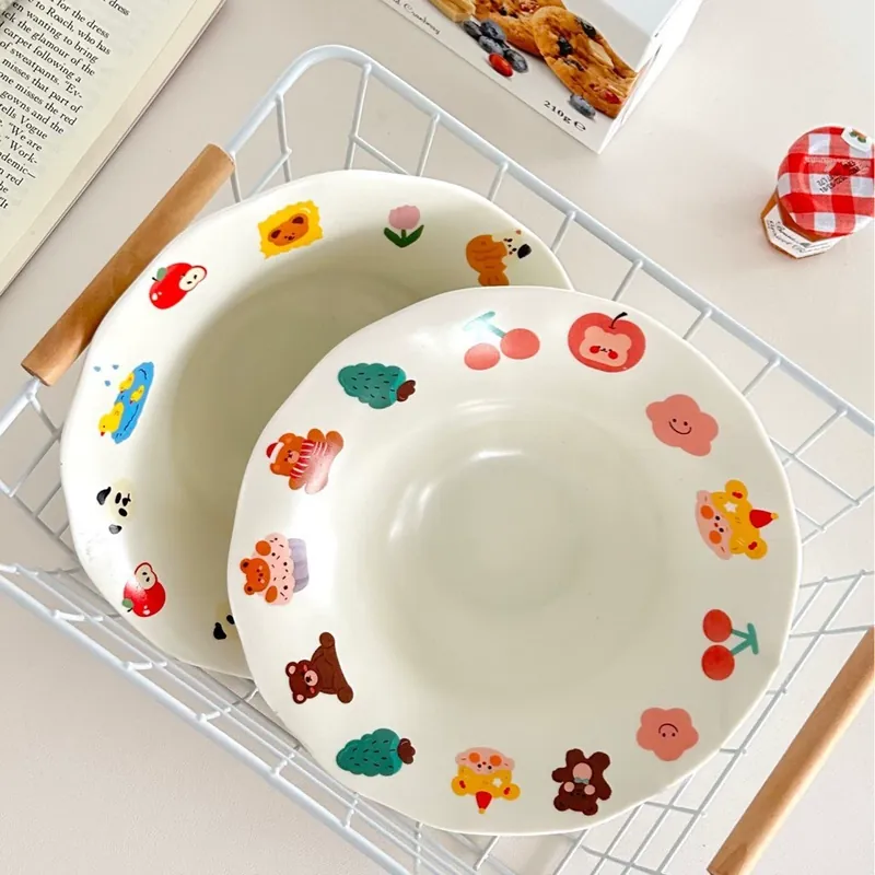 Assiette à soupe cartoon tableware view 2