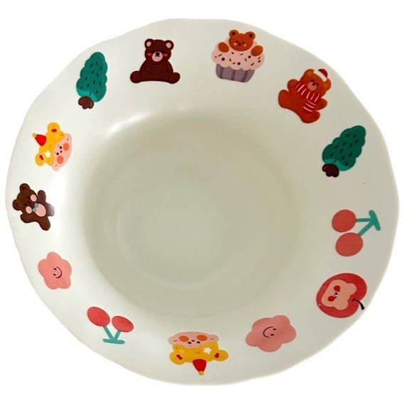 Assiette à soupe cartoon tableware view 5