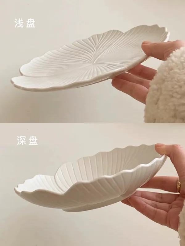 Creative Ceramic Soup Bowl and Fruit Plate tableware view 3