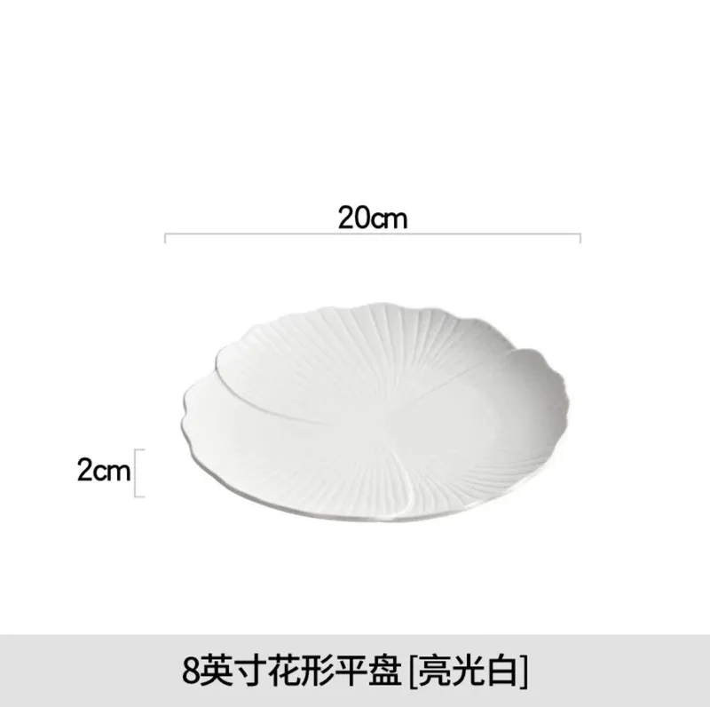 Creative Ceramic Soup Bowl and Fruit Plate tableware view 4