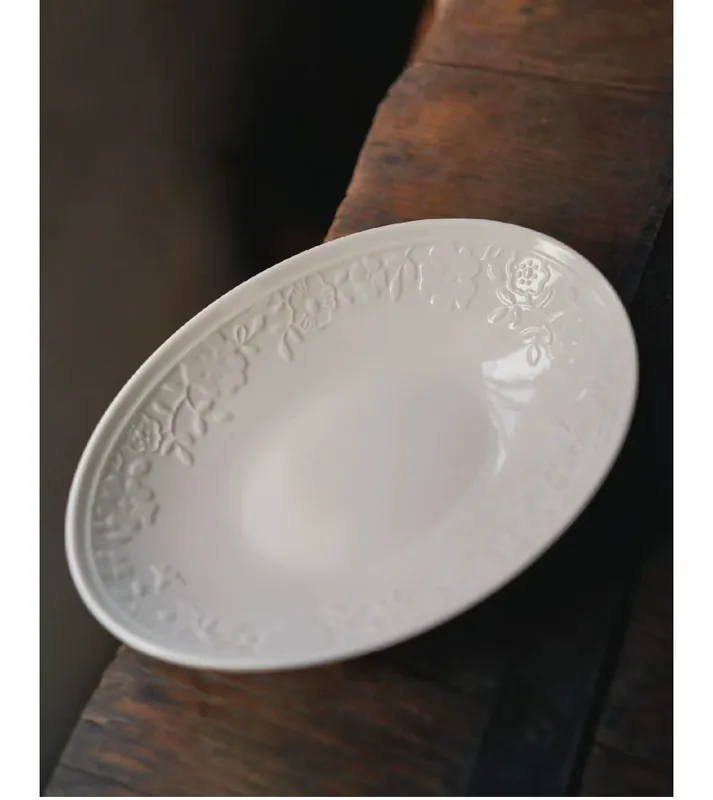 일본 릴리프 생선 접시 tableware view 2
