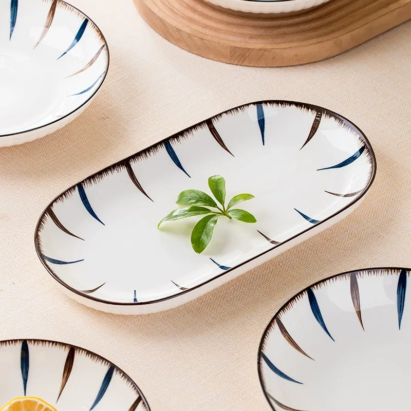 핸드페인팅 본차이나 식기 세트 tableware view 4